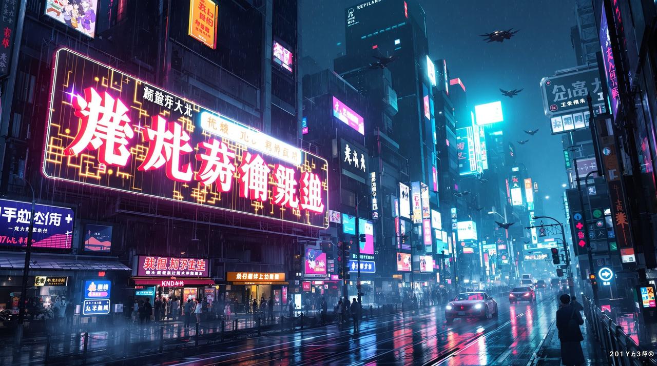 3D动漫 - 电光火石的科幻盛宴 3D动漫 - 科幻赛博机甲世界,电光火石的未来都市